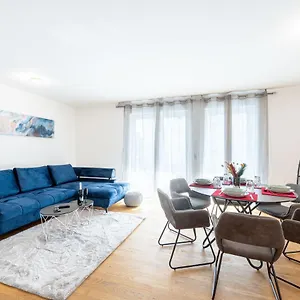 Lit Living: Luxus - Box Spring - Parking - Terrace Apartment Ludwigshafen am Rhein